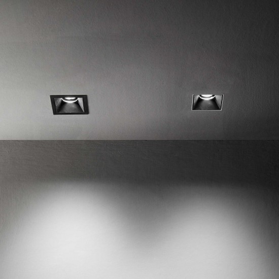 Accesoriu Spot Zeus Frame Trim Square 13w Negru, 323534, Ideal Lux Italia
