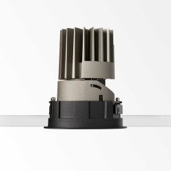 Accesoriu Spot Zeus Frame Trim Round 21w Negru, 324005, Ideal Lux Italia