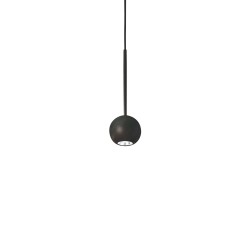 Pendul Archimede Sp Sfera LED, Negru, 328355, Ideal Lux Italia