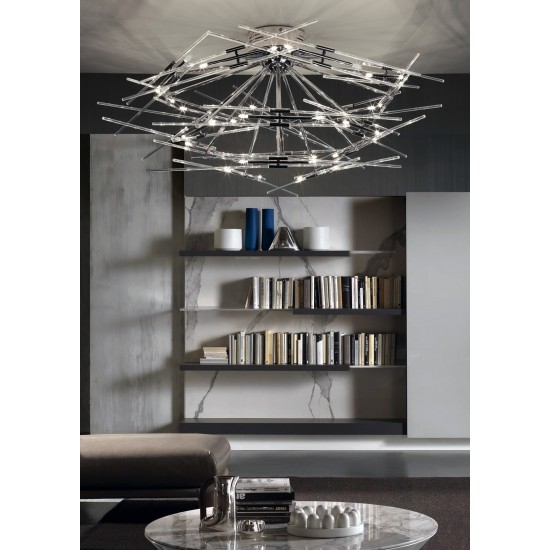 Plafoniera K-Lighting Oriente, G4, Crom, 018001D110C, Portugalia