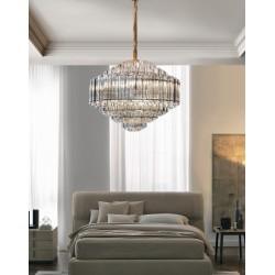 Suspensie K-Lighting Lux, E14, Auriu, 018111D60G, Portugalia