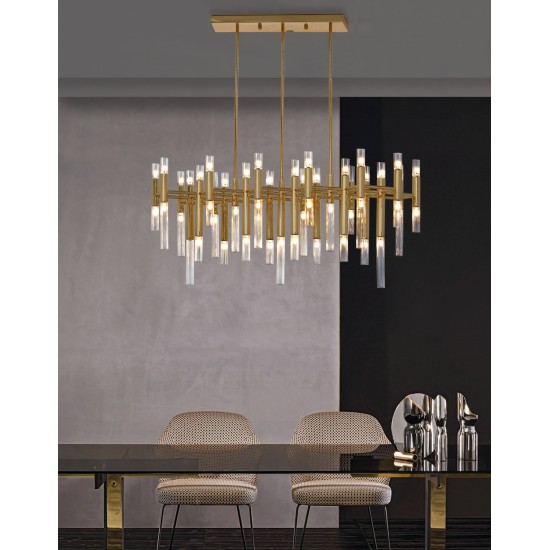 Candelabru K-Lighting Crocodile, G4, Auriu, 018112L100G, Portugalia