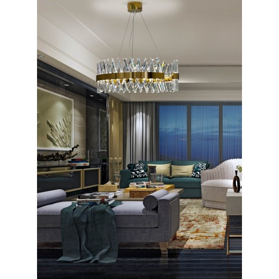 Candelabru K-Lighting Liberta, Led, Auriu, 018118D80G, Portugalia