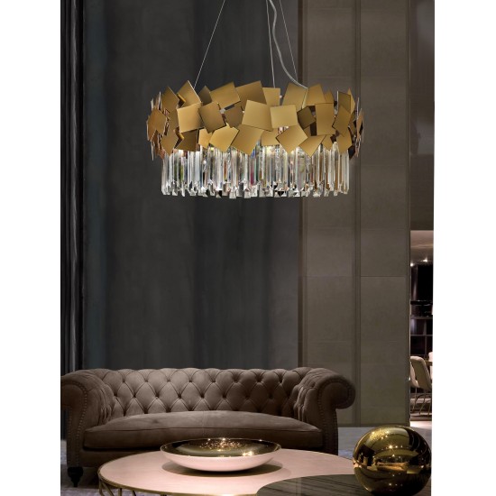 Candelabru K-Lighting Hemera, E14, Auriu, 018128D66G, Portugalia