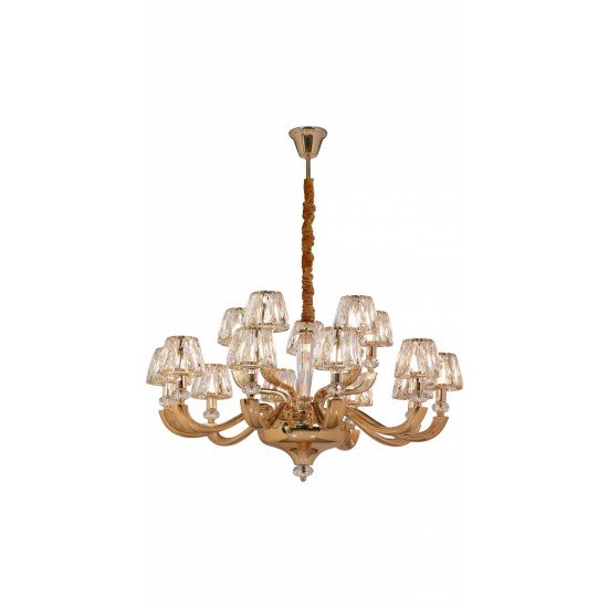 Candelabru K-Lighting Teresa, E14, Auriu, 018145D90G, Portugalia