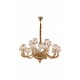 Candelabru K-Lighting Teresa, E14, Auriu, 018145D90G, Portugalia