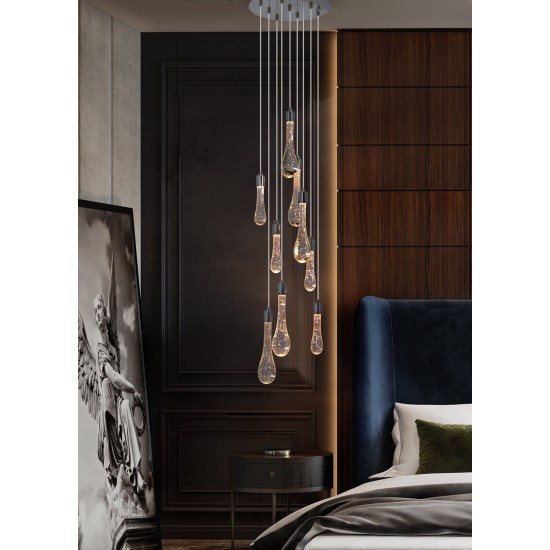 Suspensie K-Lighting Pacific, Led, Crom, 0181467D30C, Portugalia