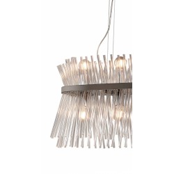 Suspensie K-Lighting Oriente, E14, Crom, 018148L120C, Portugalia