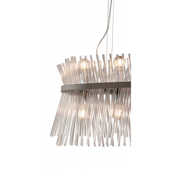 Suspensie K-Lighting Oriente, E14, Crom, 018148L120C, Portugalia