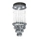 Suspensie K-Lighting Cristal Candi, Gu1, Crom, 018173D30C, Portugalia