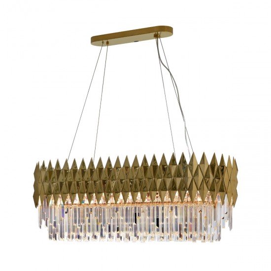 Candelabru K-Lighting Lune, E14, Auriu, 018182L120G, Portugalia