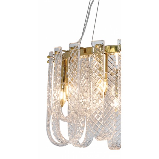 Suspensie K-Lighting Mulen, E14, Auriu, 018184D60G, Portugalia