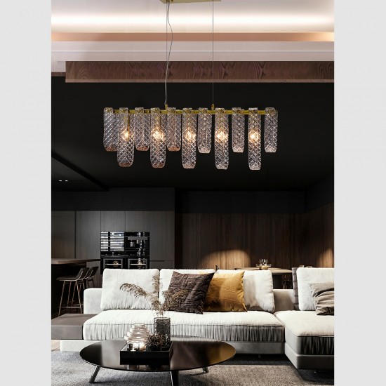Suspensie K-Lighting Mulen, E14, Auriu, 018184L95G, Portugalia