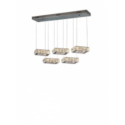 Suspensie K-Lighting Tapled, Led, Crom, 018195L77C, Portugalia
