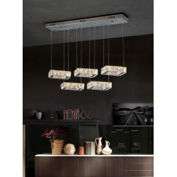 Suspensie K-Lighting Tapled, Led, Crom, 018195L77C, Portugalia