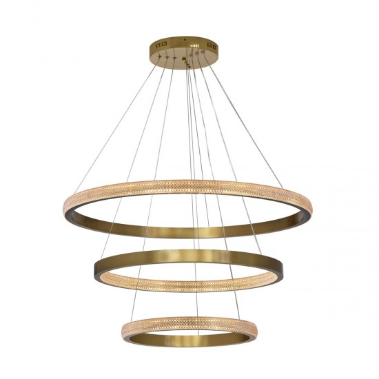 Suspensie K-Lighting Freia, Led, Auriu, 018206D85G, Portugalia