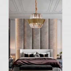 Suspensie K-Lighting Maia, E14, Auriu, 018207D60G, Portugalia