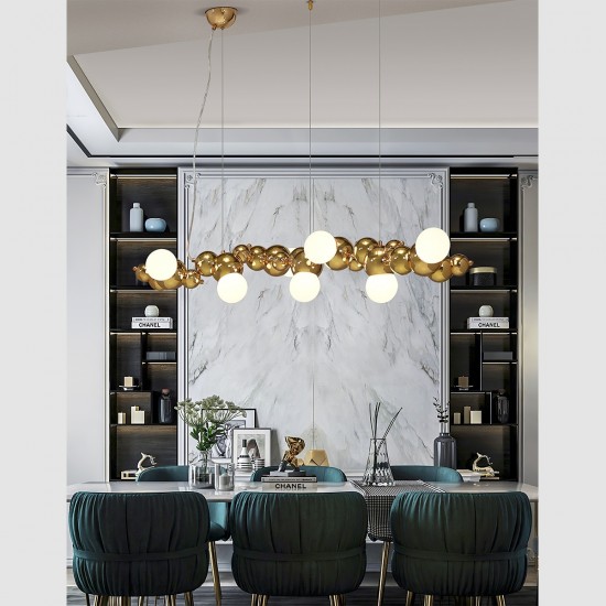 Suspensie K-Lighting Tiazol, E27, Auriu, 018214L130G, Portugalia