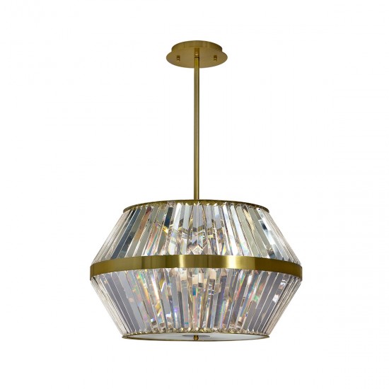 Suspensie K-Lighting Hexagon, E14, Auriu, 018215D60G, Portugalia