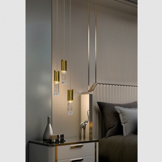 Suspensie K-Lighting Melissa, G9, Auriu, 018220D20G, Portugalia
