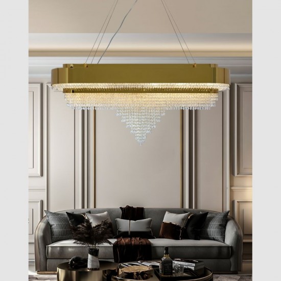 Candelabru K-Lighting Baco, E14, Auriu, 018225L120G, Portugalia