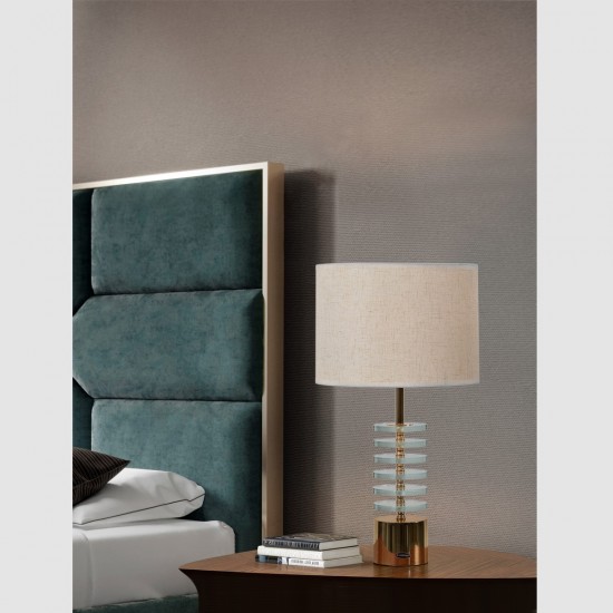 Veioza K-Lighting Metis, E27, Auriu, 018501G, Portugalia