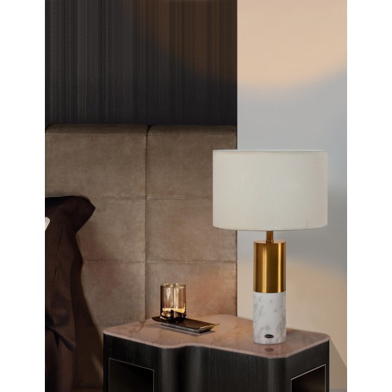 Veioza K-Lighting Ana, E27, Auriu, 018502Bg, Portugalia