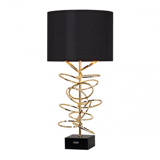 Veioza K-Lighting Aureas, E27, Auriu, 018544G, Portugalia