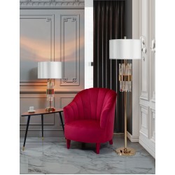 Veioza K-Lighting Volupia, E27, Auriu, 018547G, Portugalia