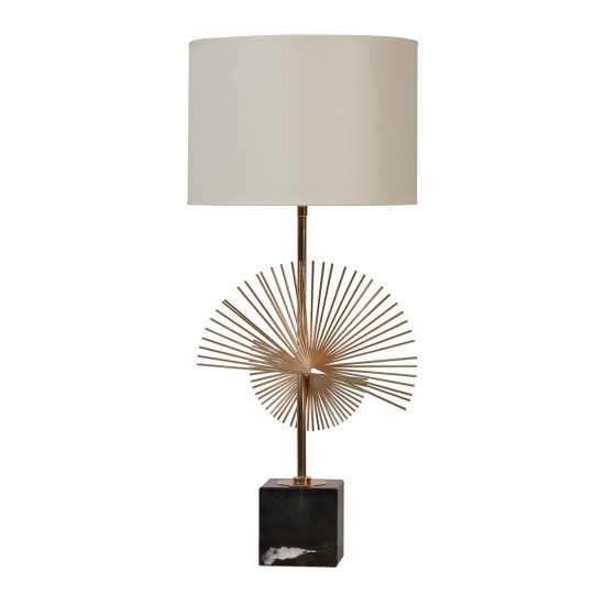 Veioza K-Lighting Monet, E27, Auriu, 018549G, Portugalia