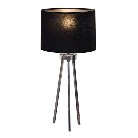 Veioza K-Lighting Tripe, E27, Crom, 018577C, Portugalia