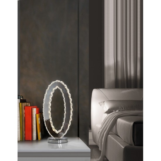 Veioza K-Lighting Tapled, Led, Crom, 018594C, Portugalia