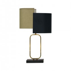 Veioza K-Lighting Gemini, E27, Auriu, 018606G, Portugalia