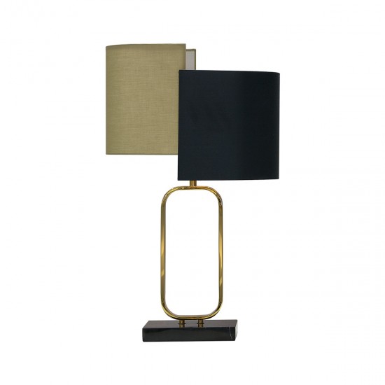 Veioza K-Lighting Gemini, E27, Auriu, 018606G, Portugalia