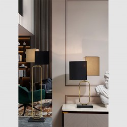 Veioza K-Lighting Gemini, E27, Auriu, 018606G, Portugalia
