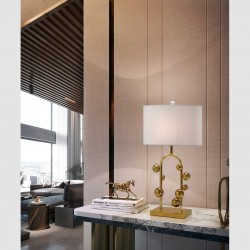 Veioza K-Lighting Tiazol, E27, Auriu, 018614G, Portugalia