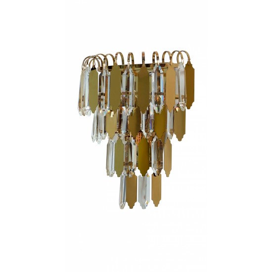 Aplica K-Lighting Mahina, E14, Auriu, 018744G, Portugalia
