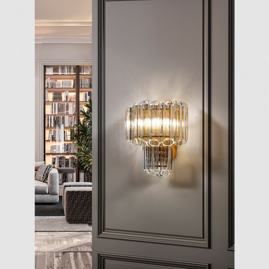 Aplica K-Lighting Lux, E14, Auriu, 018811G, Portugalia
