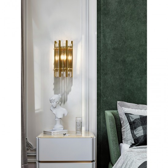 Aplica K-Lighting Chloe, E14, Auriu, 018826G, Portugalia