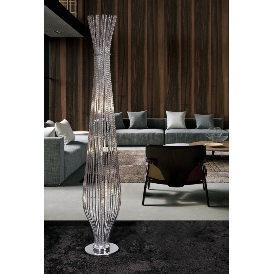 Lampadar K-Lighting Tulipa, G9, Crom, 019024C, Portugalia