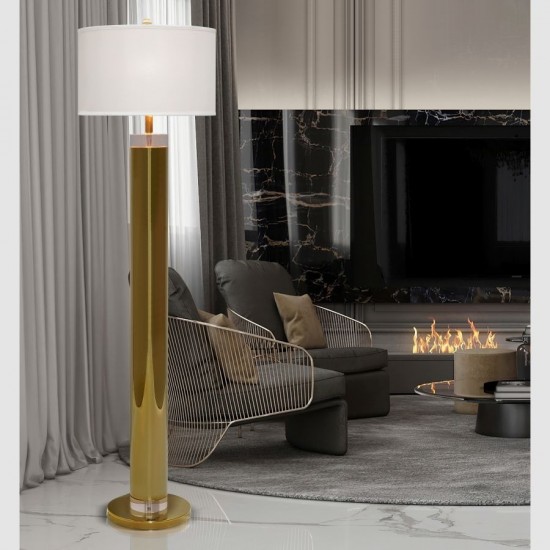 Lampadar K-Lighting Metanira, E27, Auriu, 019102G, Portugalia