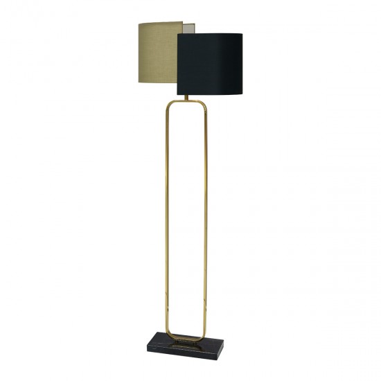 Lampadar K-Lighting Gemini, E27, Negru, 019106G, Portugalia