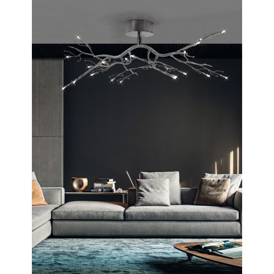 Candelabru K-Lighting Arvore, G4, Crom, 01P7925L120C, Portugalia