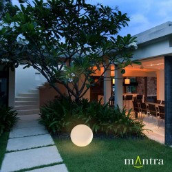 Lampadar Exterior AVORIAZ 1391 Mantra E27, Alb, Spania