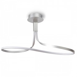 Lustra Plafon NUR PLATA CROMO 4980 Mantra LED, Argintiu, Spania