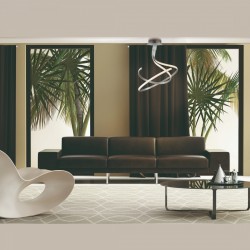 Lustra Plafon NUR PLATA CROMO 4998 Mantra LED, Argintiu, Spania