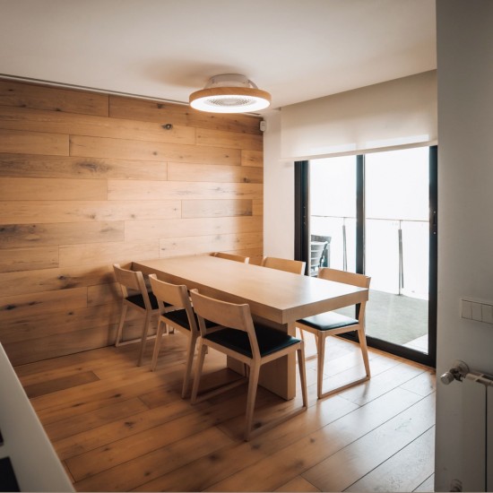 Plafoniera cu ventilator TIBET 7126 Mantra LED, Lemn, Spania