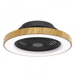 Plafoniera cu ventilator TIBET 7127 Mantra LED, Negru, Spania