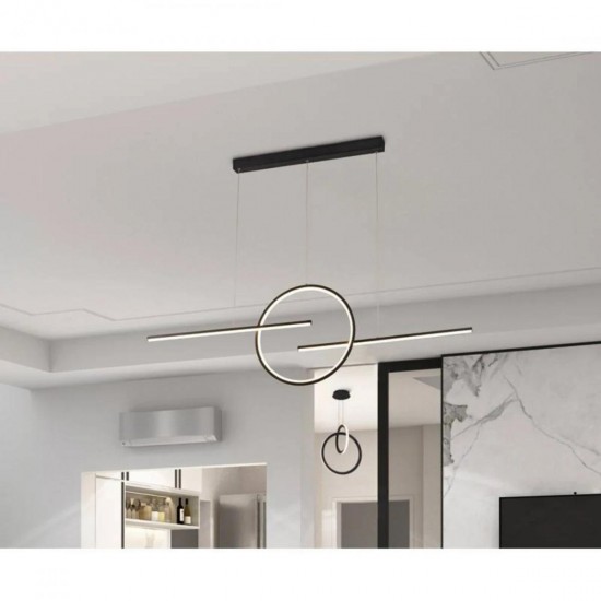 Suspensie KITESURF -Black 7140 Mantra LED, Negru, Spania