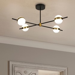 Lustra Plafon CUBA 7162 Mantra LED, Auriu, Spania